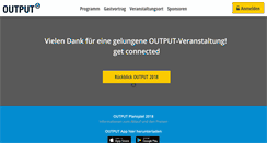 Desktop Screenshot of output-dd.de