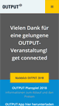 Mobile Screenshot of output-dd.de