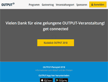 Tablet Screenshot of output-dd.de